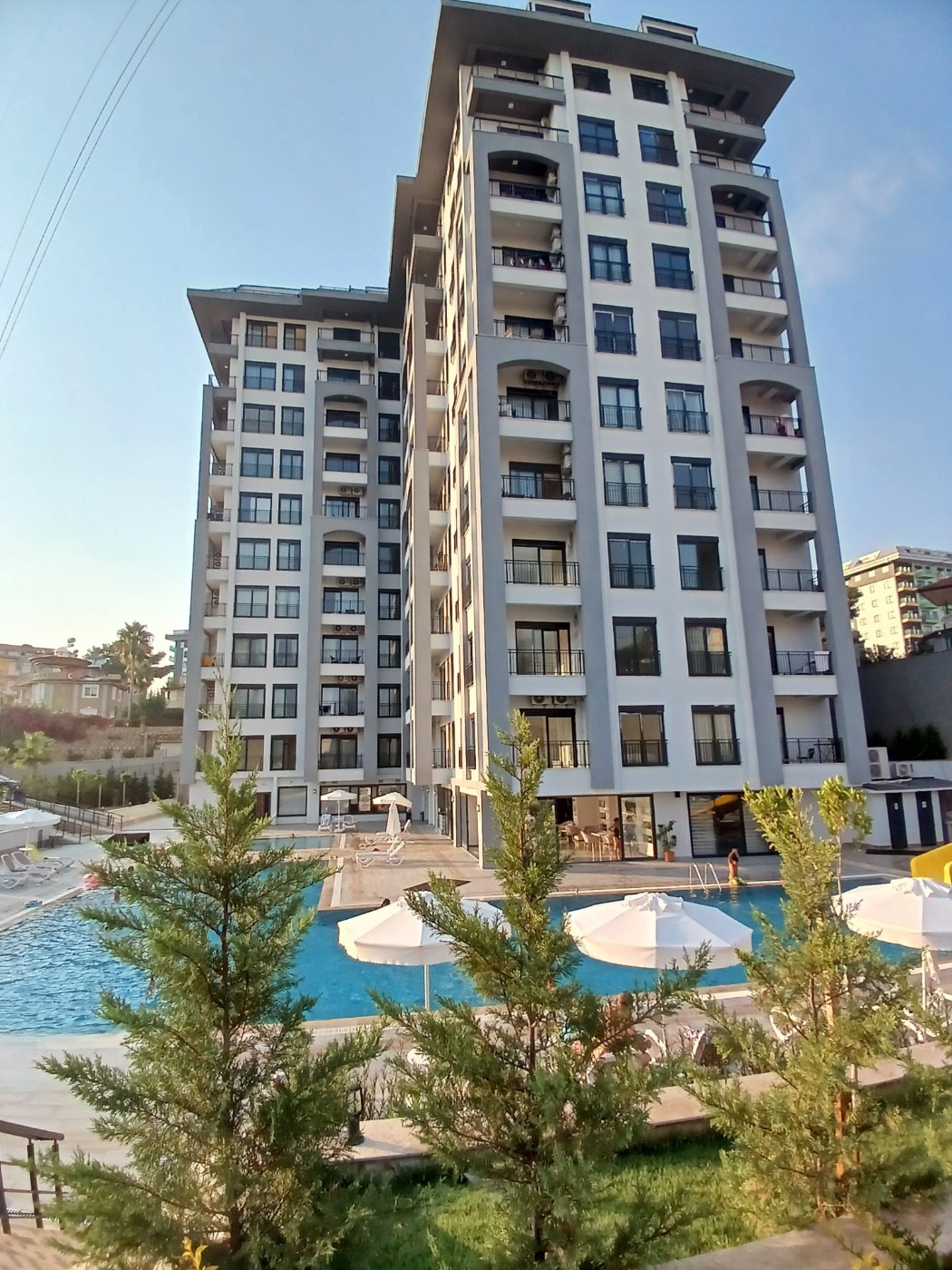 <p>For Sale: Avsallar, Alanya. Located within walking distance of the best sandy beaches.</p>

<p>A new luxury hotel-style complex. Short-term rental permit included.</p>

<p>Complex amenities:</p>

<p>- Outdoor, indoor, and children's swimming pools</p>

<p>- Water slides</p>

<p>- Play areas for children and adults</p>

<p>- BBQ area</p>

<p>- Garden and green spaces</p>

<p>- Gazebos/relaxation areas</p>

<p>- Fitness center</p>

<p>- Tennis court</p>

<p>- Sauna</p>

<p>- Turkish bath (hammam)</p>

<p>- Roman steam room</p>

<p>- 24/7 security</p>

<p>- Parking</p>

<p>1- and 2-bedroom apartments available on various floors. Views include mountains, nature, and the sea.</p>

<p>Apartment prices vary based on the floor and the view.</p>

<p>1+1, 1st floor: &euro;81,500 (+ &euro;10,000 for furniture and appliances)</p>

<p>1+1, 2nd floor: &euro;85,000</p>

<p>1+1, 2nd floor: &euro;84,500</p>

<p>1+1, 2nd floor: &euro;86,000</p>

<p>1+1, 3rd floor: &euro;82,500</p>

<p>1+1, 3rd floor: &euro;87,000</p>

<p>1+1, 4th floor: &euro;84,500</p>

<p>2+1, 4th floor: &euro;122,500 (+ &euro;12,500 for furniture and appliances)</p>

<p>1+1, 5th floor: &euro;88,000</p>

<p>1+1, 5th floor: &euro;90,000</p>

<p>1+1, 5th floor: &euro;92,000</p>

<p>2+1, 8th floor: &euro;146,000</p>

<p>1+1, 9th floor: &euro;98,500</p>

<p>2+1: &euro;153,000</p>
