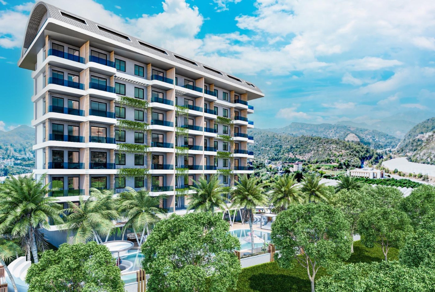 <p>&nbsp;</p>

<p>A wonderful new complex currently under construction, offering a 1-year installment plan. Only a few apartments remain.<br />
Demirtaş, Alanya</p>

<p>Plot size: 2,476 m&sup2;<br />
Two elevators<br />
Total of 52 apartments<br />
42 apartments (1+1 layout)<br />
10 duplex apartments (2+1 layout)<br />
1.5 km to the sea<br />
Outdoor Olympic-sized swimming pool<br />
Sauna</p>

<p>Gym<br />
Turkish bath (hammam)<br />
Gazebo<br />
BBQ area<br />
Outdoor parking<br />
19 apartments remaining<br />
Payment options:<br />
- 100% upfront payment<br />
- 30% down payment with a 12-month installment plan<br />
Apartment prices:<br />
1+1, 46 m&sup2; (1st &amp; 2nd floors) &ndash; &euro;49,000 (down payment &euro;14,700; subsequent payments &euro;2,900/month)<br />
1+1, 46 m&sup2; (3rd &amp; 4th floors) &ndash; &euro;59,000 (down payment &euro;17,700; subsequent payments &euro;3,442/month)<br />
2+1, 92 m&sup2; (7th floor) &ndash; &euro;90,000 (down payment &euro;27,000; subsequent payments &euro;5,834/month)</p>
