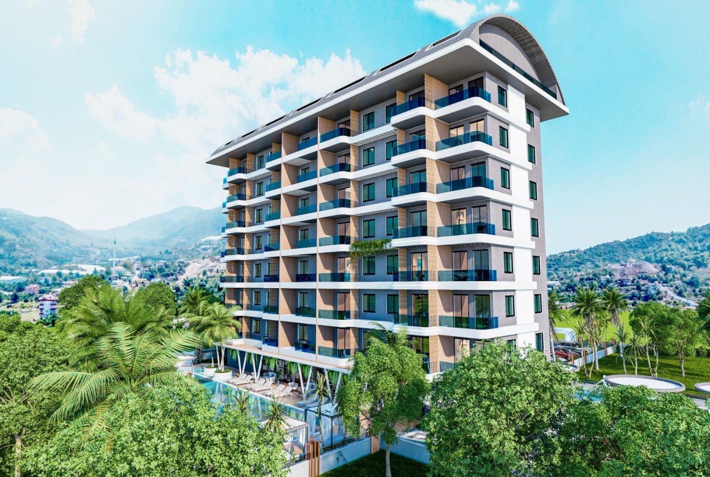 <p>&nbsp;</p>

<p>A wonderful new complex currently under construction, offering a 1-year installment plan. Only a few apartments remain.<br />
Demirtaş, Alanya</p>

<p>Plot size: 2,476 m&sup2;<br />
Two elevators<br />
Total of 52 apartments<br />
42 apartments (1+1 layout)<br />
10 duplex apartments (2+1 layout)<br />
1.5 km to the sea<br />
Outdoor Olympic-sized swimming pool<br />
Sauna</p>

<p>Gym<br />
Turkish bath (hammam)<br />
Gazebo<br />
BBQ area<br />
Outdoor parking<br />
19 apartments remaining<br />
Payment options:<br />
- 100% upfront payment<br />
- 30% down payment with a 12-month installment plan<br />
Apartment prices:<br />
1+1, 46 m&sup2; (1st &amp; 2nd floors) &ndash; &euro;49,000 (down payment &euro;14,700; subsequent payments &euro;2,900/month)<br />
1+1, 46 m&sup2; (3rd &amp; 4th floors) &ndash; &euro;59,000 (down payment &euro;17,700; subsequent payments &euro;3,442/month)<br />
2+1, 92 m&sup2; (7th floor) &ndash; &euro;90,000 (down payment &euro;27,000; subsequent payments &euro;5,834/month)</p>
