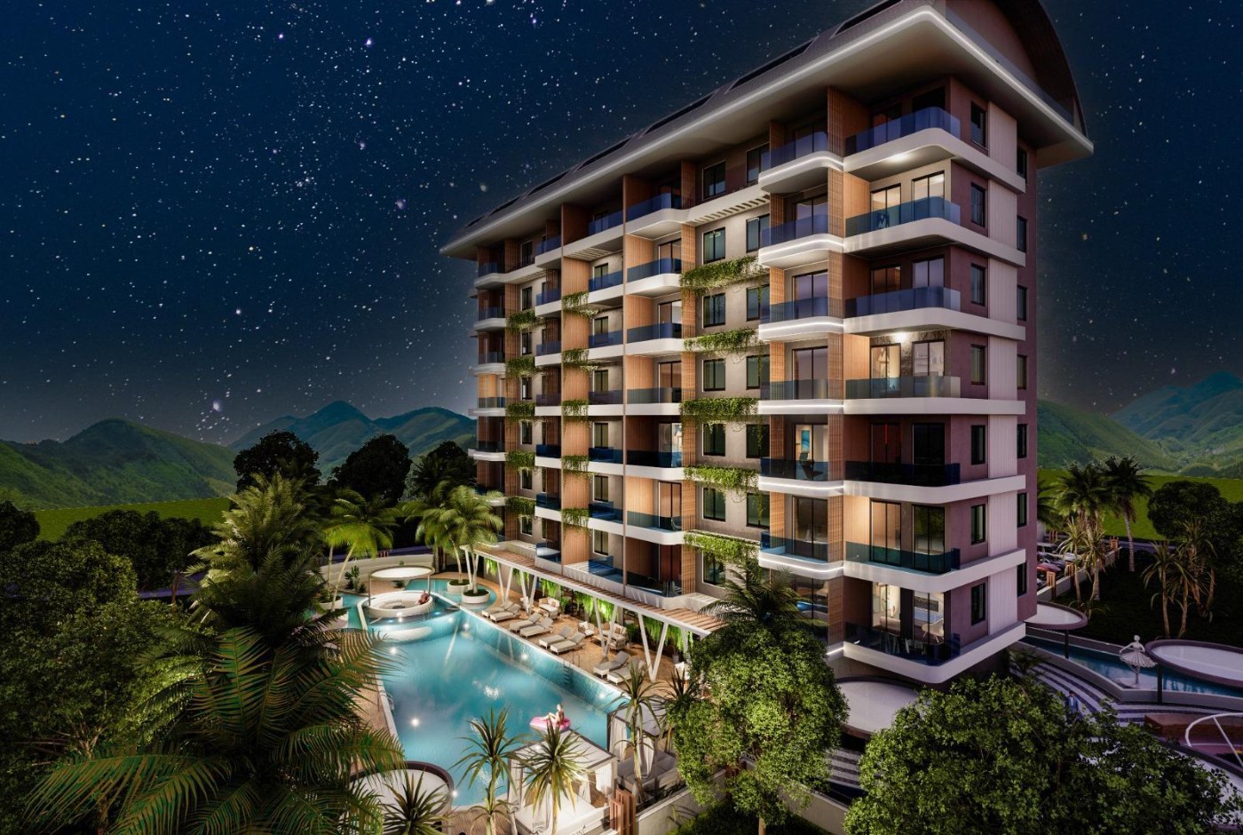 <p>&nbsp;</p>

<p>A wonderful new complex currently under construction, offering a 1-year installment plan. Only a few apartments remain.<br />
Demirtaş, Alanya</p>

<p>Plot size: 2,476 m&sup2;<br />
Two elevators<br />
Total of 52 apartments<br />
42 apartments (1+1 layout)<br />
10 duplex apartments (2+1 layout)<br />
1.5 km to the sea<br />
Outdoor Olympic-sized swimming pool<br />
Sauna</p>

<p>Gym<br />
Turkish bath (hammam)<br />
Gazebo<br />
BBQ area<br />
Outdoor parking<br />
19 apartments remaining<br />
Payment options:<br />
- 100% upfront payment<br />
- 30% down payment with a 12-month installment plan<br />
Apartment prices:<br />
1+1, 46 m&sup2; (1st &amp; 2nd floors) &ndash; &euro;49,000 (down payment &euro;14,700; subsequent payments &euro;2,900/month)<br />
1+1, 46 m&sup2; (3rd &amp; 4th floors) &ndash; &euro;59,000 (down payment &euro;17,700; subsequent payments &euro;3,442/month)<br />
2+1, 92 m&sup2; (7th floor) &ndash; &euro;90,000 (down payment &euro;27,000; subsequent payments &euro;5,834/month)</p>
