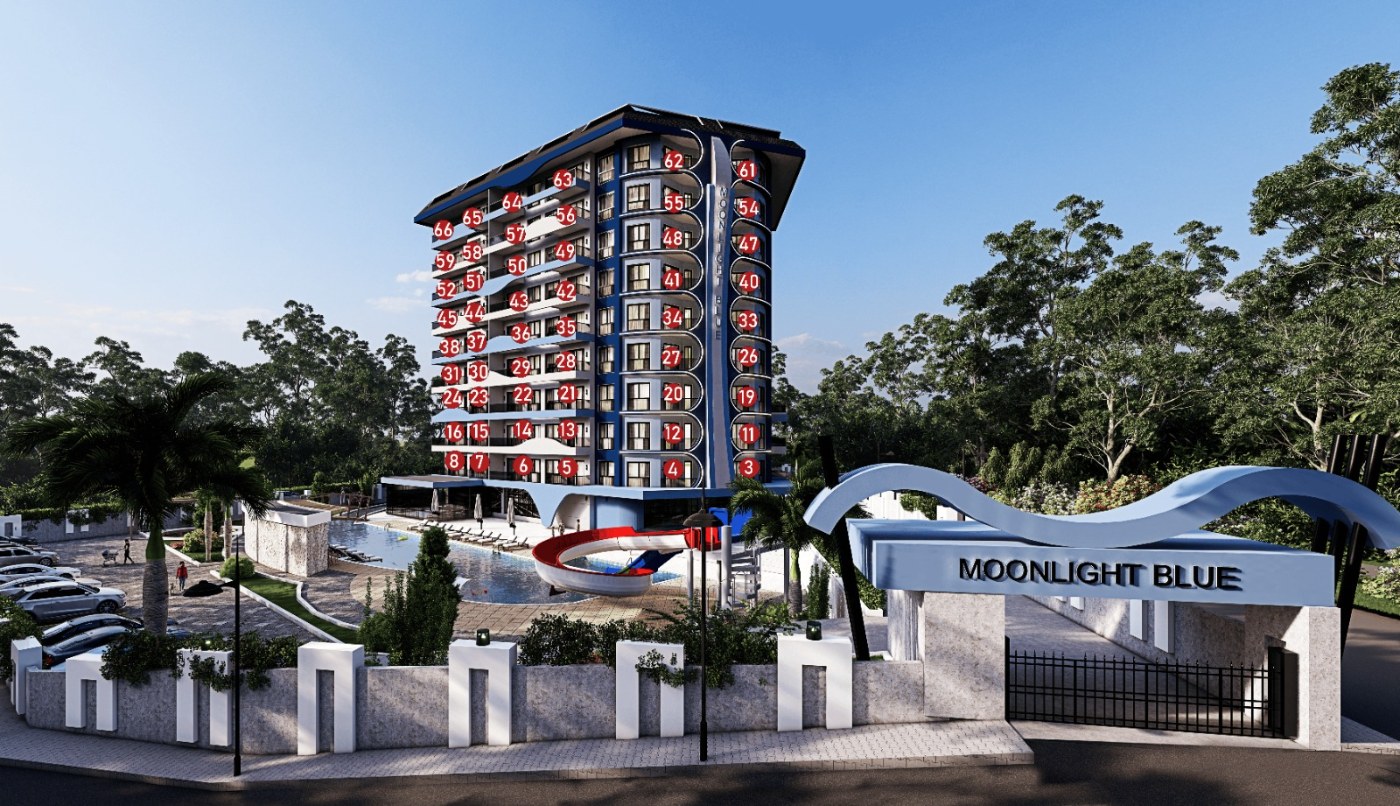 <p>A wonderful new complex currently under construction, offering a 1-year installment plan.<br />
Only a few apartments remain for sale.<br />
Avsallar, Alanya. The area is renowned for its sandy beaches&mdash;some of the best in the world and holders of the Blue Flag award. Surrounded by pine forests, the area boasts clean, therapeutic air.<br />
It is a very peaceful and safe neighborhood. There are numerous restaurants and shops, and a weekly market takes place every Wednesday, offering affordable, natural, farm-fresh fruits and vegetables.</p>

<p>2 residential blocks</p>

<p>800 m to the sea<br />
Outdoor swimming pool<br />
Sauna</p>

<p>Gym<br />
Turkish bath (hammam)<br />
Gazebo<br />
BBQ area<br />
Outdoor parking<br />
20 apartments remaining<br />
Payment options:<br />
- Pay 100% of the price upfront.<br />
- 30% down payment with installments over 12 months.<br />
Apartment prices:<br />
1+1, 46 m&sup2; (1st and 2nd floors) &ndash; &euro;69,000 (down payment of &euro;20,700; subsequent monthly payments of &euro;4,025).</p>
