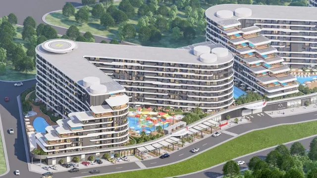 <p>MAGICAL WORLD OF LOVE Embrace the magic of our new collection inspired by love!<br />
Magical World Of Love, which will be a masterpiece of a new life that will touch not only the minds but also the hearts, has 2 separate facades with a total of 788 apartments. One side is with valley facade and the other side is with Altıntaş facade and the hill will be built at a point.<br />
<br />
Life Center, shopping malls, airport, proximity to the town square with rich social areas such as equipment, Irish pub, Starbucks coffee, Migros market, nursery, Restaurant, habitats, such as that incorporates ecofriendly with solar energy panels which we offer our collection will lead the future.<br />
<br />
It will be built on its own purchased land with a total area of 22,800 m2, which was purchased with the company's equity.<br />
<br />
The collection has a unique architecture with 10 floors designed by architect Adil Okur. There are a wide variety of apartment plans, some with a private Swim Up in the garden, some with terraces with a private pool.<br />
<br />
The complex, which will have its own beach in Lara region, will also have a Shuttle service to the Beach, Antalya International Airport and shopping malls such as Mall of Antalya, Deepo Outlet Center, Agora Shopping Center and Ikea for the Collection residents only.<br />
<br />
The construction of our Collection will start on 30.06.2024 and will be completed on 30.12.2026.<br />
<br />
Payment Plan In the contract, 50% of the sales price and the remaining 50% payment will be paid every 3 months until the Project delivery. Pay the remaining 50% of the payment will be paid every 3 months until the delivery of the Project.</p>

<p>&nbsp;</p>

<p>The total number of apartments in the collection is 788; 1+1 (50 &ndash; 61 &ndash; 62- 63.50 &ndash; 64 - 64.50 &ndash; 65 &ndash; 66 - 74.50 &ndash; 82 - 83.50 &ndash; 86 - 92.50 - 116.50 m2) 2+1 (71.50 &ndash; 73 &ndash; 86 &ndash; 87 &ndash; 90 &ndash; 90.50 &ndash; 91 &ndash; 93 &ndash; 93.50 &ndash; 95 &ndash; 95.50 &ndash; 98.50 &ndash; 99 &ndash; 100 &ndash; 102 &ndash; 107 &ndash; 114 &ndash; 115 &ndash; 120.50 &ndash; 122.50 &ndash; 126 -135 - 169 m2)<br />
<br />
Social Equipment:<br />
1.Lobby - Reception<br />
2.indoor parking<br />
3.Outdoor Parking<br />
4.Universal Car Charging Unit for Electric Vehicles<br />
5.Outdoor Swimming Pool (Adult and Child)<br />
6.Indoor Swimming Pool<br />
7.Spa (Turkısh Bath, Sauna, Fitness, Steam Room, Salt Room, Warmth, Massage Rooms and Vip Spa Room)<br />
8.Meeting Room and Library<br />
9.Solar Energy (50% of the energy used in social areas will be produced with Solar Panels.)<br />
10.Playgrounds (Bowling, Billiards, Darts, Foosball, Playstation, Cinema Hall)<br />
11.Pool Bar<br />
12.Barbecue Area<br />
13.Mini Club<br />
14.Children's Play Area<br />
15.Aquapark<br />
16.Hiking Trail<br />
17. Free Beach Entrance (VIP Card)<br />
18. Free Transfer (To the Beach, Airport and Shopping Centers)<br />
19.TV &amp; Satellite System<br />
20.7/24 Security &amp; Camera Systems<br />
<br />
Distance to Important Points;<br />
1.5 km from the airport<br />
Shopping Center (Mall Of,Deepo,Agora and Ikea) 4 km<br />
6 Km from Lara Beach<br />
<br />
Concierge Services;<br />
1.Guest Hospitality Services<br />
2.Dry Cleaning<br />
3.Housekeeping<br />
4.Carpet Washing<br />
5.Technical Service<br />
6.Vip Transfer<br />
7.Car Rental<br />
8.Courier Service<br />
9.Veterinary<br />
10.Doctor<br />
<br />
Building Features; 1.In accordance with the earthquake regulations 2.In accordance with the building inspection regulation 3.In accordance with the Fire Regulations 4.Ground Survey has been carried out 5.Generator 6.Air Conditioning Assembly Unit 7.8Pc Elevator 8.Quality Insulation 9.Mechanical exterior wall cladding Apartment Features; 1.Underfloor heating 2.Electric Boiler 3. 3-piece Kitchen Built-in set 4.Air Conditioners 5. Smart home system 6.Aluminum Systems for Doors and Windows 7.Kitchen, Bathroom and Cloakroom Cabinets (Lacquered Painted) 8.American Door (Lacquered Painted) 9.Floors 60x120 Ceramic or their counterparts 10.Shower cabin 11.Steel Door 12.Roller Shutter Box (ISO AND CE Certified productsin accordance with European Standards will be used.)</p>
