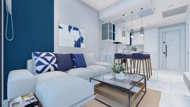 <p>THE YACHT RESIDENCE</p>

<p>The land of our project, located on Island 2844, Plot 2, in the center of Alanya, has an area of 1023.26 m&sup2;.</p>

<p>Our project consists of 6 floors, 1 Block, and 50 independent sections. There are 10 1+1 flats on each floor.</p>

<p>is taking.</p>

<p>Flat qualities of the project:</p>

<p>8 Pieces of 1+1 Studio Flat 38.5 m&sup2;- 1 Balcony, 1 Bathroom</p>

<p>32 1+1 Flats 47 m&sup2;-47.5 m&sup2; - 1 Balcony, 1 Bathroom</p>

<p>Apartment Interior Technical Specifications:</p>

<p>Built-in kitchen countertops and furniture cabinets, plumbing and ceramic floors in the kitchen and bathroom coating, PVC double glass windows and balcony doors, 1st Class flat steel doors and security locks, modern lacquered painted panel doors, 1st Class plastic interior wall and ceiling paintings, ceiling areas hidden LED lighting, Class 1 ceramic coatings on the floors, heat-resistant, fireproof electrical installation, switches and sockets, internet and television installations, automatic ventilation system in bathrooms Intercom door security systems in the flats, infrastructure of the air conditioners are based on the central system. planned.</p>

<p>Apartment Exterior Technical Specifications:</p>

<p>Its exterior architecture symbolizes the yacht. The exterior consists of mechanical cladding.</p>
