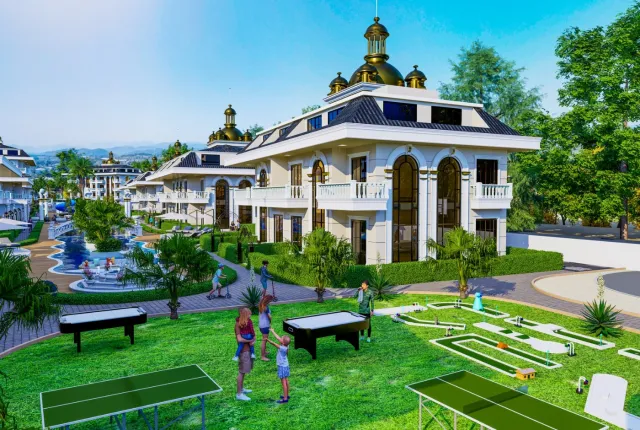 <p>PROJECT IS BEING BUILT IN THE INCEKUM REGION OF ALANYA.OUR PROJECT, WHİCH İS İN THE CONCEPT OF A 5-STAR HOTEL , THİS PROJECT LOCATED 2 KILOMETERS AWAY FROM THE SEA AND 21 KM AWAY FROM THE CİTY CENTER OF ALANYA. THE PROJECT CONSISTS OF 162 FLATS IN A TOTAL OF 12 BLOCKS, ALL BLOCKS WILL BE TWO FLOORS ON A LAND WHİCH İS 13.229 M2. THERE ARE 99 PCS OF 1 + 1 FLATS, 49 PCS OF 2 +1 FLATS, 4 PCS OF 3 + 1 FLATS, 8 PCS TO 4 + 1 FLATS,<br />
AND 2 PCS TO 5 + 1 FLATS OPTİONS İN THE COMPLEX:</p>

<ul>
	<li>Sauna</li>
	<li>Turkish Bath</li>
	<li>Spa Center</li>
	<li>Steam Room</li>
	<li>Fitness</li>
	<li>Reception</li>
	<li>Cafe</li>
	<li>Indoor Swimming Pool</li>
	<li>Outdoor Swimming Pool</li>
	<li>Pool Bar</li>
	<li>Lodge On The Pool S de</li>
	<li>Jacuzzi in The Pool</li>
	<li>Aqua Park</li>
	<li>Car park</li>
	<li>Mini Golf</li>
	<li>The Fire Pit</li>
	<li>Cinema Hall</li>
	<li>Karaoke Hall</li>
	<li>Indoor Children's Playground</li>
	<li>Outdoor Children's Playground</li>
	<li>300m2 &Agrave; la Carte Restaurant</li>
	<li>Basketball Court</li>
	<li>A Pool For Pets</li>
	<li>Playground For Pets</li>
	<li>Ornamental Pool</li>
	<li>Relaxing Area</li>
	<li>Barbecue Area</li>
	<li>Decorative Garden</li>
	<li>Private Beach</li>
	<li>Electric Vehicle Charging Station</li>
	<li>2 Year Rental Guarantee</li>
	<li>Paid Transfer Service</li>
	<li>House Keeper</li>
	<li>Shuttle Service To The Sea</li>
	<li>Shuttle Service To Alanya City Center</li>
	<li>Camera And 24/7 Security Services</li>
	<li>Generator</li>
	<li>Market</li>
	<li>Doctor's Office</li>
	<li>Rent a Car</li>
	<li>Automatic Car Plate Recognition</li>
	<li>Underfloor Heat ng (Electric )</li>
	<li>Lacquered Furn ture (Kitchen Furn ture, Doors, Cab nets)</li>
	<li>Island Kitchen in Duplex Apartments</li>
	<li>Two-Storey Aluminum Pvc Insulated Windows</li>
	<li>Sound And Thermal Insulat on</li>
	<li>Hilton Bath</li>
	<li>Ceiling Height of 3 Meters</li>
	<li>Smart Home System</li>
</ul>
