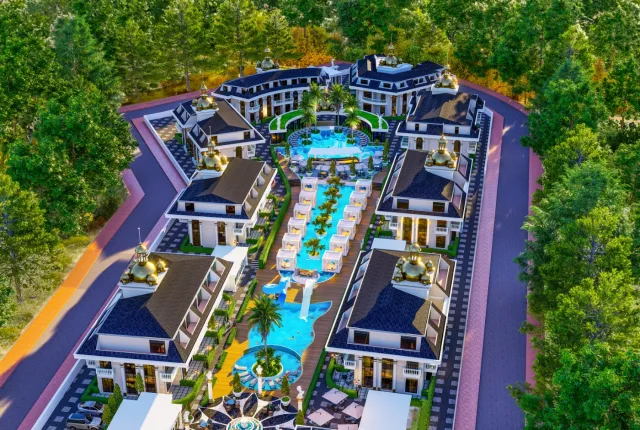 <p>PROJECT IS BEING BUILT IN THE INCEKUM REGION OF ALANYA.OUR PROJECT, WHİCH İS İN THE CONCEPT OF A 5-STAR HOTEL , THİS PROJECT LOCATED 2 KILOMETERS AWAY FROM THE SEA AND 21 KM AWAY FROM THE CİTY CENTER OF ALANYA. THE PROJECT CONSISTS OF 162 FLATS IN A TOTAL OF 12 BLOCKS, ALL BLOCKS WILL BE TWO FLOORS ON A LAND WHİCH İS 13.229 M2. THERE ARE 99 PCS OF 1 + 1 FLATS, 49 PCS OF 2 +1 FLATS, 4 PCS OF 3 + 1 FLATS, 8 PCS TO 4 + 1 FLATS,<br />
AND 2 PCS TO 5 + 1 FLATS OPTİONS İN THE COMPLEX:</p>

<ul>
	<li>Sauna</li>
	<li>Turkish Bath</li>
	<li>Spa Center</li>
	<li>Steam Room</li>
	<li>Fitness</li>
	<li>Reception</li>
	<li>Cafe</li>
	<li>Indoor Swimming Pool</li>
	<li>Outdoor Swimming Pool</li>
	<li>Pool Bar</li>
	<li>Lodge On The Pool S de</li>
	<li>Jacuzzi in The Pool</li>
	<li>Aqua Park</li>
	<li>Car park</li>
	<li>Mini Golf</li>
	<li>The Fire Pit</li>
	<li>Cinema Hall</li>
	<li>Karaoke Hall</li>
	<li>Indoor Children's Playground</li>
	<li>Outdoor Children's Playground</li>
	<li>300m2 &Agrave; la Carte Restaurant</li>
	<li>Basketball Court</li>
	<li>A Pool For Pets</li>
	<li>Playground For Pets</li>
	<li>Ornamental Pool</li>
	<li>Relaxing Area</li>
	<li>Barbecue Area</li>
	<li>Decorative Garden</li>
	<li>Private Beach</li>
	<li>Electric Vehicle Charging Station</li>
	<li>2 Year Rental Guarantee</li>
	<li>Paid Transfer Service</li>
	<li>House Keeper</li>
	<li>Shuttle Service To The Sea</li>
	<li>Shuttle Service To Alanya City Center</li>
	<li>Camera And 24/7 Security Services</li>
	<li>Generator</li>
	<li>Market</li>
	<li>Doctor's Office</li>
	<li>Rent a Car</li>
	<li>Automatic Car Plate Recognition</li>
	<li>Underfloor Heat ng (Electric )</li>
	<li>Lacquered Furn ture (Kitchen Furn ture, Doors, Cab nets)</li>
	<li>Island Kitchen in Duplex Apartments</li>
	<li>Two-Storey Aluminum Pvc Insulated Windows</li>
	<li>Sound And Thermal Insulat on</li>
	<li>Hilton Bath</li>
	<li>Ceiling Height of 3 Meters</li>
	<li>Smart Home System</li>
</ul>
