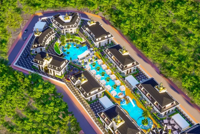 <p>PROJECT IS BEING BUILT IN THE INCEKUM REGION OF ALANYA.OUR PROJECT, WHİCH İS İN THE CONCEPT OF A 5-STAR HOTEL , THİS PROJECT LOCATED 2 KILOMETERS AWAY FROM THE SEA AND 21 KM AWAY FROM THE CİTY CENTER OF ALANYA. THE PROJECT CONSISTS OF 162 FLATS IN A TOTAL OF 12 BLOCKS, ALL BLOCKS WILL BE TWO FLOORS ON A LAND WHİCH İS 13.229 M2. THERE ARE 99 PCS OF 1 + 1 FLATS, 49 PCS OF 2 +1 FLATS, 4 PCS OF 3 + 1 FLATS, 8 PCS TO 4 + 1 FLATS,<br />
AND 2 PCS TO 5 + 1 FLATS OPTİONS İN THE COMPLEX:</p>

<ul>
	<li>Sauna</li>
	<li>Turkish Bath</li>
	<li>Spa Center</li>
	<li>Steam Room</li>
	<li>Fitness</li>
	<li>Reception</li>
	<li>Cafe</li>
	<li>Indoor Swimming Pool</li>
	<li>Outdoor Swimming Pool</li>
	<li>Pool Bar</li>
	<li>Lodge On The Pool S de</li>
	<li>Jacuzzi in The Pool</li>
	<li>Aqua Park</li>
	<li>Car park</li>
	<li>Mini Golf</li>
	<li>The Fire Pit</li>
	<li>Cinema Hall</li>
	<li>Karaoke Hall</li>
	<li>Indoor Children's Playground</li>
	<li>Outdoor Children's Playground</li>
	<li>300m2 &Agrave; la Carte Restaurant</li>
	<li>Basketball Court</li>
	<li>A Pool For Pets</li>
	<li>Playground For Pets</li>
	<li>Ornamental Pool</li>
	<li>Relaxing Area</li>
	<li>Barbecue Area</li>
	<li>Decorative Garden</li>
	<li>Private Beach</li>
	<li>Electric Vehicle Charging Station</li>
	<li>2 Year Rental Guarantee</li>
	<li>Paid Transfer Service</li>
	<li>House Keeper</li>
	<li>Shuttle Service To The Sea</li>
	<li>Shuttle Service To Alanya City Center</li>
	<li>Camera And 24/7 Security Services</li>
	<li>Generator</li>
	<li>Market</li>
	<li>Doctor's Office</li>
	<li>Rent a Car</li>
	<li>Automatic Car Plate Recognition</li>
	<li>Underfloor Heat ng (Electric )</li>
	<li>Lacquered Furn ture (Kitchen Furn ture, Doors, Cab nets)</li>
	<li>Island Kitchen in Duplex Apartments</li>
	<li>Two-Storey Aluminum Pvc Insulated Windows</li>
	<li>Sound And Thermal Insulat on</li>
	<li>Hilton Bath</li>
	<li>Ceiling Height of 3 Meters</li>
	<li>Smart Home System</li>
</ul>
