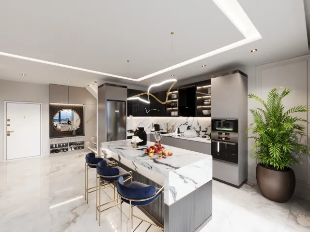 <p>PROJECT IS BEING BUILT IN THE INCEKUM REGION OF ALANYA.OUR PROJECT, WHİCH İS İN THE CONCEPT OF A 5-STAR HOTEL , THİS PROJECT LOCATED 2 KILOMETERS AWAY FROM THE SEA AND 21 KM AWAY FROM THE CİTY CENTER OF ALANYA. THE PROJECT CONSISTS OF 162 FLATS IN A TOTAL OF 12 BLOCKS, ALL BLOCKS WILL BE TWO FLOORS ON A LAND WHİCH İS 13.229 M2. THERE ARE 99 PCS OF 1 + 1 FLATS, 49 PCS OF 2 +1 FLATS, 4 PCS OF 3 + 1 FLATS, 8 PCS TO 4 + 1 FLATS,<br />
AND 2 PCS TO 5 + 1 FLATS OPTİONS İN THE COMPLEX:</p>

<ul>
	<li>Sauna</li>
	<li>Turkish Bath</li>
	<li>Spa Center</li>
	<li>Steam Room</li>
	<li>Fitness</li>
	<li>Reception</li>
	<li>Cafe</li>
	<li>Indoor Swimming Pool</li>
	<li>Outdoor Swimming Pool</li>
	<li>Pool Bar</li>
	<li>Lodge On The Pool S de</li>
	<li>Jacuzzi in The Pool</li>
	<li>Aqua Park</li>
	<li>Car park</li>
	<li>Mini Golf</li>
	<li>The Fire Pit</li>
	<li>Cinema Hall</li>
	<li>Karaoke Hall</li>
	<li>Indoor Children's Playground</li>
	<li>Outdoor Children's Playground</li>
	<li>300m2 &Agrave; la Carte Restaurant</li>
	<li>Basketball Court</li>
	<li>A Pool For Pets</li>
	<li>Playground For Pets</li>
	<li>Ornamental Pool</li>
	<li>Relaxing Area</li>
	<li>Barbecue Area</li>
	<li>Decorative Garden</li>
	<li>Private Beach</li>
	<li>Electric Vehicle Charging Station</li>
	<li>2 Year Rental Guarantee</li>
	<li>Paid Transfer Service</li>
	<li>House Keeper</li>
	<li>Shuttle Service To The Sea</li>
	<li>Shuttle Service To Alanya City Center</li>
	<li>Camera And 24/7 Security Services</li>
	<li>Generator</li>
	<li>Market</li>
	<li>Doctor's Office</li>
	<li>Rent a Car</li>
	<li>Automatic Car Plate Recognition</li>
	<li>Underfloor Heat ng (Electric )</li>
	<li>Lacquered Furn ture (Kitchen Furn ture, Doors, Cab nets)</li>
	<li>Island Kitchen in Duplex Apartments</li>
	<li>Two-Storey Aluminum Pvc Insulated Windows</li>
	<li>Sound And Thermal Insulat on</li>
	<li>Hilton Bath</li>
	<li>Ceiling Height of 3 Meters</li>
	<li>Smart Home System</li>
</ul>
