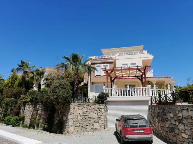 <p>Beautiful fully furnished villas in a quiet area of Incekum. Alanya. The area is open for obtaining a residence permit. The villas are located in a cozy sieve, not close to each other. There are huge swimming pools with water slides, a shop, a gym, and the area is guarded.<br />
Villas vary in size, price and infrastructure.<br />
When purchasing villas, you can obtain a residence permit in Turkey or citizenship.<br />
All villas are equipped with household appliances and furniture.<br />
The windows on the upper floors offer beautiful views of the sea.<br />
About 2 km to the sea.</p>

<p>Detached villa 290 m2 with private pool - 4 floors, 4 bedrooms, 5 bathrooms, private sauna, hammam, fitness, jacuzzi, garage - 599,000 euros</p>

<p>Duplex villa 144 m2 3 floors, 3 bedrooms, 2 bathrooms. 299,000 euros</p>

<p>detached villa 570 m2 with private pool 4 floors, 4 bedrooms, 6 bathrooms, private sauna, fitness, Jacuzzi, garage - 1,199,000 euros</p>

<p>Detached villa 290 m2 with private pool - 4 floors, 4 bedrooms, 5 bathrooms, private sauna and hammam, jacuzzi, garage - 549,000 euros</p>

<p>Detached villa 275 m2 with private pool - 4 floors, 4 bedrooms, 5 bathrooms, private sauna and hammam, jacuzzi, garage - 549,000 euros</p>

<p><br />
Duplex villa 170 m2 - 3 floors, 4 bedrooms, 2 bathrooms<br />
&nbsp; - 349,000 euros</p>

<p>Detached villa 144 m2 - 3 floors, 3 bedrooms, 2 bathrooms - 299,000 euros</p>

<p>Duplex villa 144 m2 - 3 floors, 3 bedrooms<br />
&nbsp; 2 bathrooms - 310,000 euros</p>
