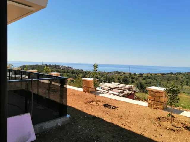 <p>New huge villa with panoramic views of the sea and green surroundings. Final construction work is underway and the new owner can choose the style and design - handrails for stairs, plumbing, lighting, you can equip a fitness room, sauna or dressing room. Each window offers panoramic sea views. The villa has a good area of land with young trees and a private pool. At the buyer's request, we can fully furnish the villa with new household appliances and furniture. The villa area is 400 m2, 3 floors, land area is 679 m2. When purchasing a villa, you can obtain citizenship.</p>
