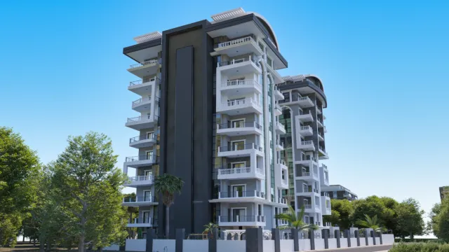 <p>Genesis Tower project is located in the palaces district of Alanya. It is 950 meters away from the world-famous Cleopatra beach. Additionally, with its location in the city, all your needs are within walking distance.</p>

<p>While the project construction continues, our flat sales continue.</p>

<p>The Genesis Tower project consists of 2 blocks of 9-storey buildings.</p>

<p>There are flats with 7 different square meters of area. 1+1, 2+1, 2+1 Duplex and 3+1 Duplex flat types are available.</p>
