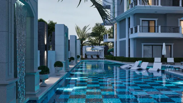 <p>Genesis Tower project is located in the palaces district of Alanya. It is 950 meters away from the world-famous Cleopatra beach. Additionally, with its location in the city, all your needs are within walking distance.</p>

<p>While the project construction continues, our flat sales continue.</p>

<p>The Genesis Tower project consists of 2 blocks of 9-storey buildings.</p>

<p>There are flats with 7 different square meters of area. 1+1, 2+1, 2+1 Duplex and 3+1 Duplex flat types are available.</p>
