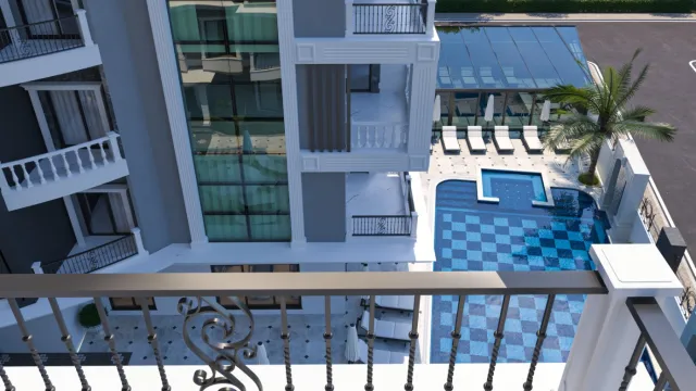 <p>Genesis Tower project is located in the palaces district of Alanya. It is 950 meters away from the world-famous Cleopatra beach. Additionally, with its location in the city, all your needs are within walking distance.</p>

<p>While the project construction continues, our flat sales continue.</p>

<p>The Genesis Tower project consists of 2 blocks of 9-storey buildings.</p>

<p>There are flats with 7 different square meters of area. 1+1, 2+1, 2+1 Duplex and 3+1 Duplex flat types are available.</p>
