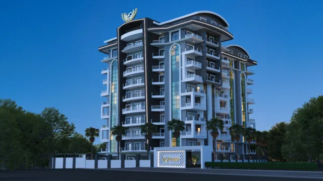 <p>Genesis Tower project is located in the palaces district of Alanya. It is 950 meters away from the world-famous Cleopatra beach. Additionally, with its location in the city, all your needs are within walking distance.</p>

<p>While the project construction continues, our flat sales continue.</p>

<p>The Genesis Tower project consists of 2 blocks of 9-storey buildings.</p>

<p>There are flats with 7 different square meters of area. 1+1, 2+1, 2+1 Duplex and 3+1 Duplex flat types are available.</p>
