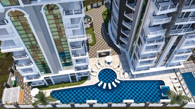 <p>Genesis Tower project is located in the palaces district of Alanya. It is 950 meters away from the world-famous Cleopatra beach. Additionally, with its location in the city, all your needs are within walking distance.</p>

<p>While the project construction continues, our flat sales continue.</p>

<p>The Genesis Tower project consists of 2 blocks of 9-storey buildings.</p>

<p>There are flats with 7 different square meters of area. 1+1, 2+1, 2+1 Duplex and 3+1 Duplex flat types are available.</p>
