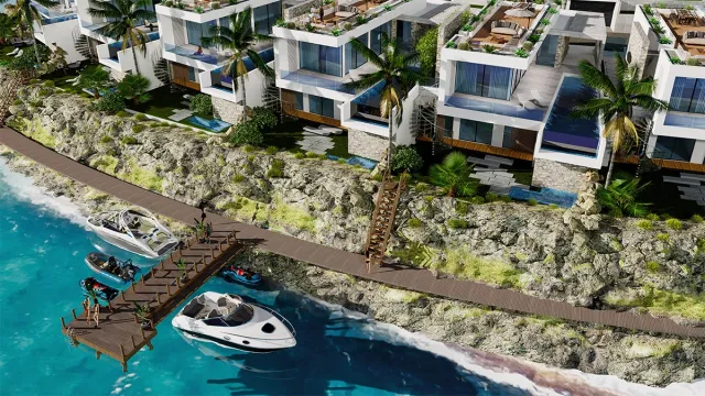 <p>Seafront project with luxurious apartments and villas in Esentepe, North Cyprus</p>

<p>Welcome to our brand-new project, where luxury living meets nature&rsquo;s beauty. This project takes place in Esentepe area, on the northern coast of North Cyprus, placed on the edge of the cliff with an incredible wide angle of 270-degree view of the crystal blue sea. The popular Eagle's Nest Restaurant, which offers delicious menus and has a magnificent terrace famous for spectacular sunsets throughout the year, is a few steps away. There are also numerous other social facilities and restaurants within 1 km of the site, all serving a wide variety of cuisines from around the world. In this area you&rsquo;ll find unspoiled nature and breathtaking direct views of the Mediterranean Sea and green Kyrenia mountains creating the perfect setting for a luxurious and peaceful lifestyle.</p>

<p>The project includes 98 units and features a range of villas and apartments designed to harmoniously blend with the environment, providing residents with access to remarkable amenities and services within the site. There are 1+1 garden flats, 2+1 loft penthouses with a roof terrace, 3+1 garden flats, 3+1 villas with a private pool and roof terrace and spacious 4+1 spa villas with a private pool and roof terrace. The complex has been designed to embrace stunning natural surroundings while providing the highest standards of modern living. Exclusive properties with unstoppable sea and mountain views in Esentepe, Norhern Cyprus.</p>
